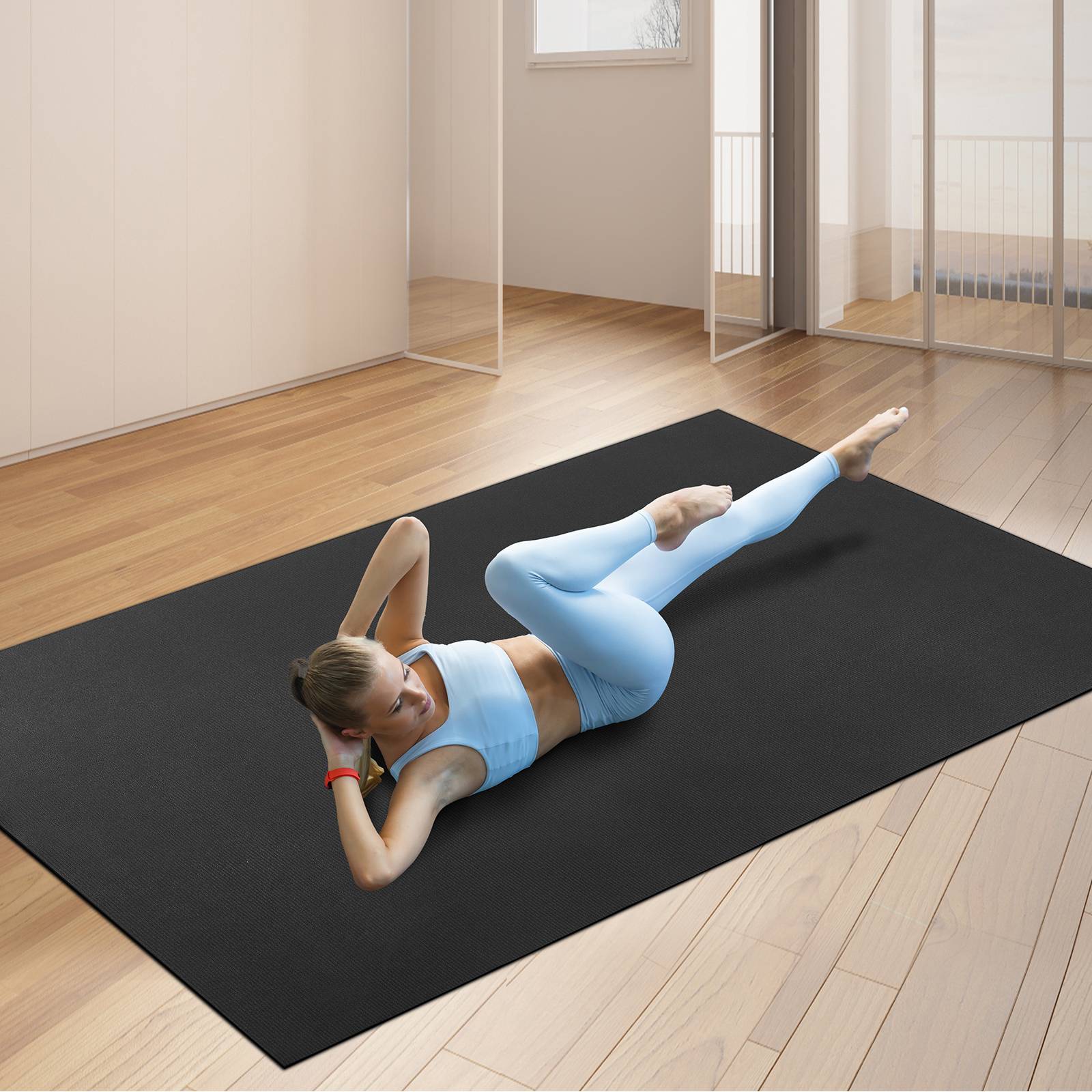 Vevor - VEVOR Tapis de yoga antidérapant tapis d'entraînement 2750 x 1830 mm pilates - Image 8
