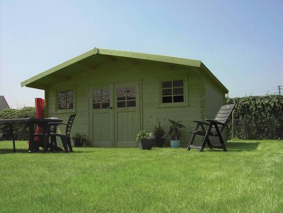 Habitat Et Jardin - Abri Jardin Bois "zürich" - 19.71 M² - 5.08 X 3.88 X 2.53 M - 28 Mm -solid - Image 2