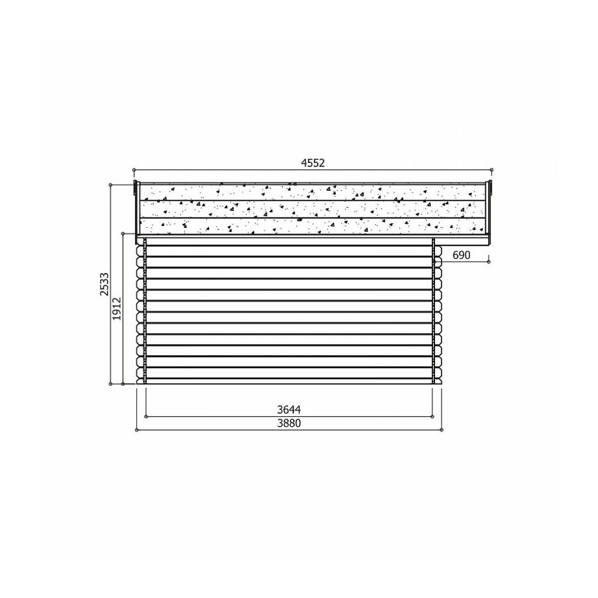 Habitat Et Jardin - Abri Jardin Bois "zürich" - 19.71 M² - 5.08 X 3.88 X 2.53 M - 28 Mm -solid - Image 4