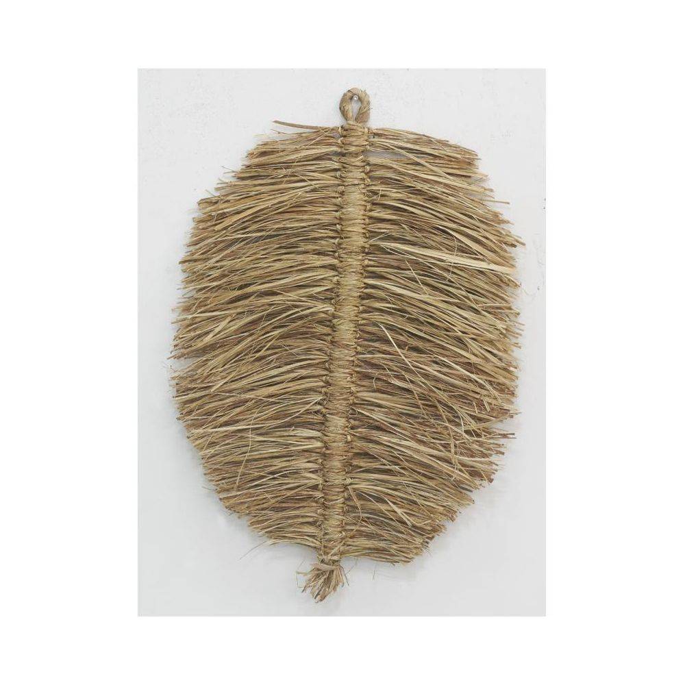 Aubry Gaspard - Décorations murales en jute naturel Feuille (lot de 2) - Image 3