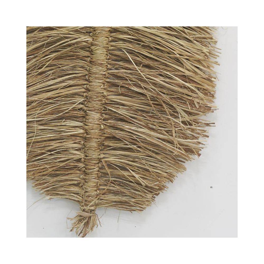 Aubry Gaspard - Décorations murales en jute naturel Feuille (lot de 2) - Image 4