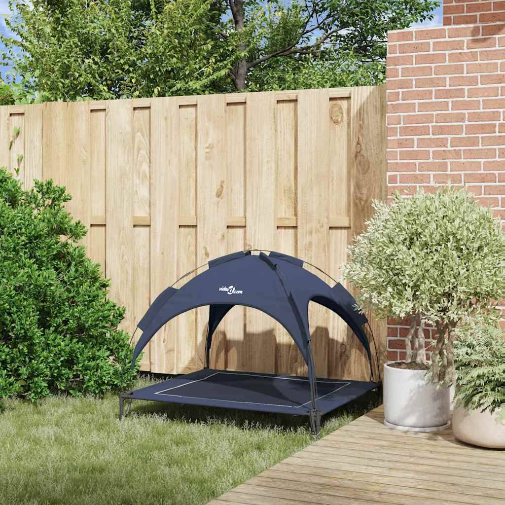 PANGIVO - Lit pour chien acier bleu marine 104 x 86 x 84.5 cm - PANGIVO - Image 3