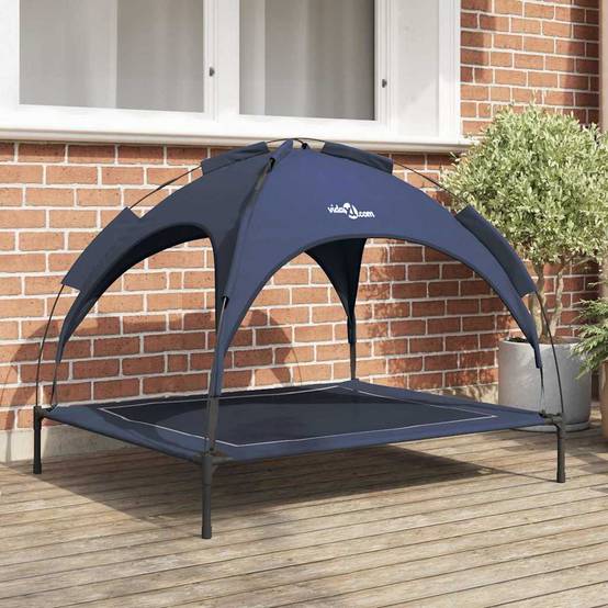 PANGIVO - Lit pour chien acier bleu marine 104 x 86 x 84.5 cm - PANGIVO - Image 1