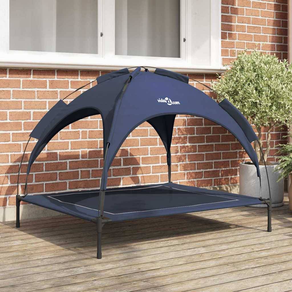 PANGIVO - Lit pour chien acier bleu marine 104 x 86 x 84.5 cm - PANGIVO - Image 1