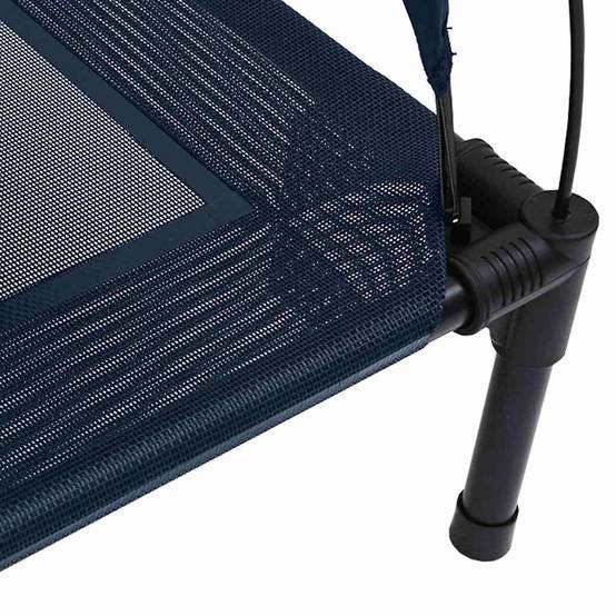 PANGIVO - Lit pour chien acier bleu marine 104 x 86 x 84.5 cm - PANGIVO - Image 6