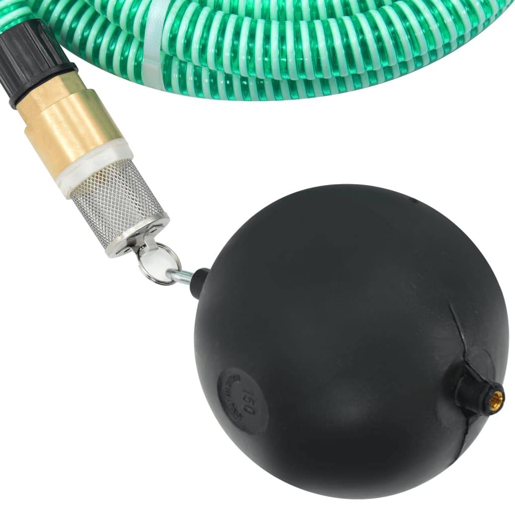 Vidaxl - Tuyau d'aspiration avec raccords en laiton vert 1,1" 3 m PVC vidaXL 151039 - Image 6