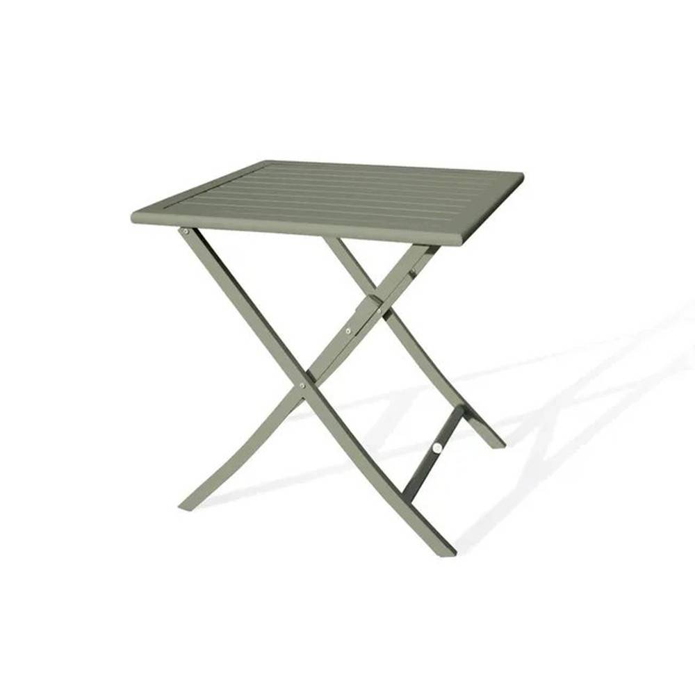 Dcb Garden - Table de jardin pliante carré de couleur vert pour 2 personnes DCB GARDEN - Image 1