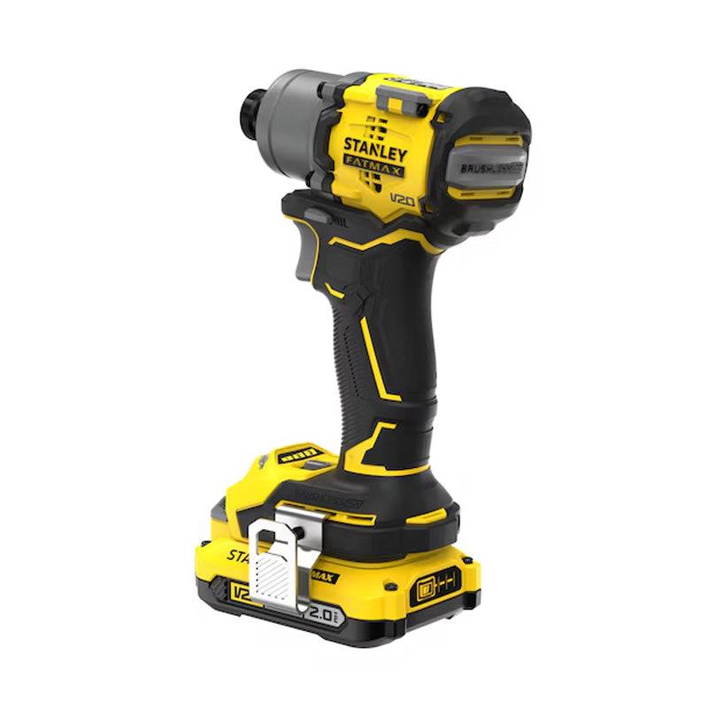 stanley - Visseuse À Impacts 203 Nm Brushless - Lithium 18V - 1 Batterie 2 Ah En Kit Prostack - SFMCF830D1T-QW STANLEY FATMAX V20 Stanley - Image 3