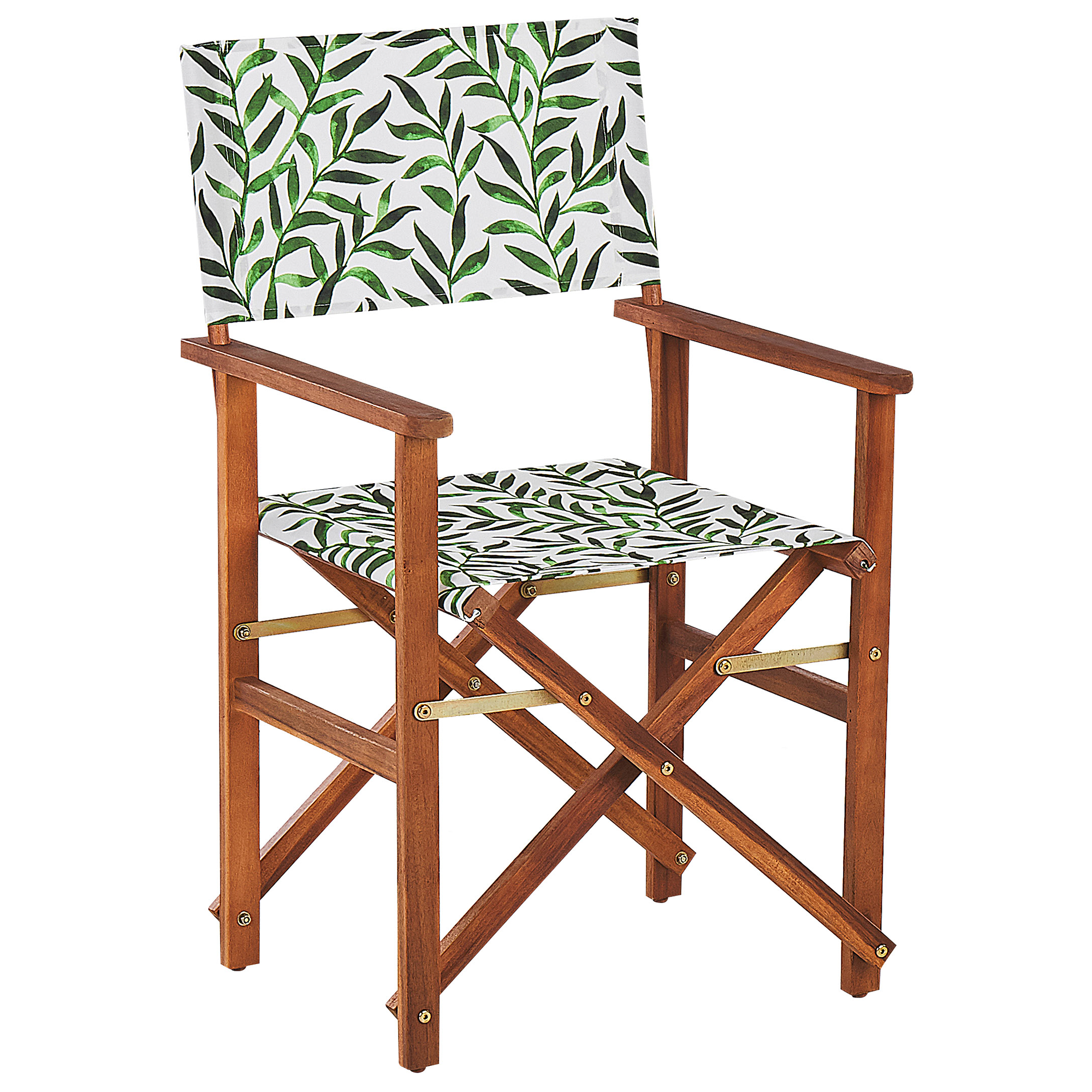 Beliani - Chaise de jardin Tissu Marron foncé CINE - Beliani - Image 5