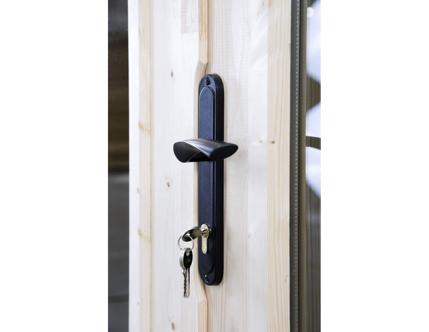 Altanka - Abri de jardin en bois - 12m2 - 4x3m - Ep. 34mm - Couleur: naturel - DOM652 - ALTANKA - Image 9