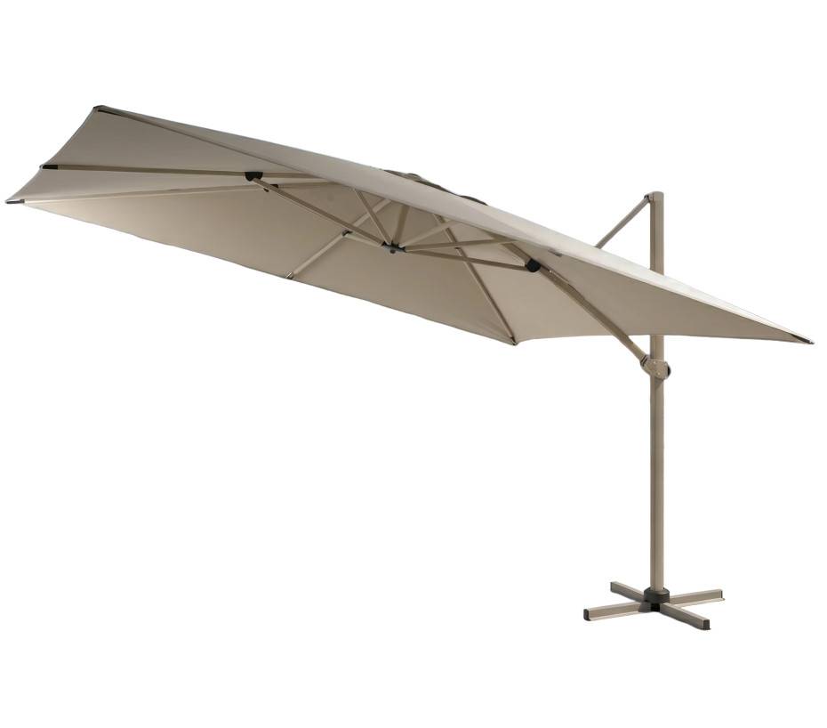 Parasol déporté 3.5x2.6m  beige et lin  DIAMANT - Image 5