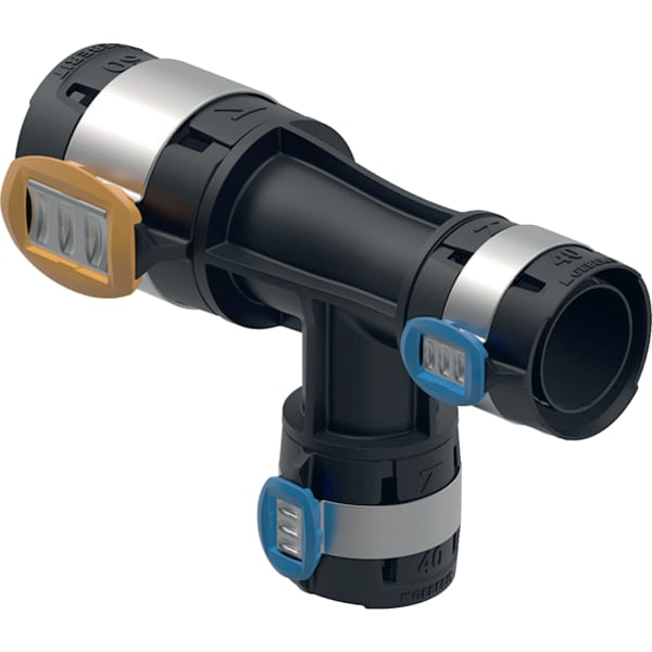 Té réduit GEBERIT Flowfit PPSU - Ø63 x Ø32 x Ø63 - 620.116.00.1 - Image 4