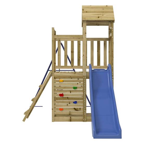 Aire de jeux d'extérieur - Jeu Plein air enfant bois de pin imprégné rj23 - Image 4