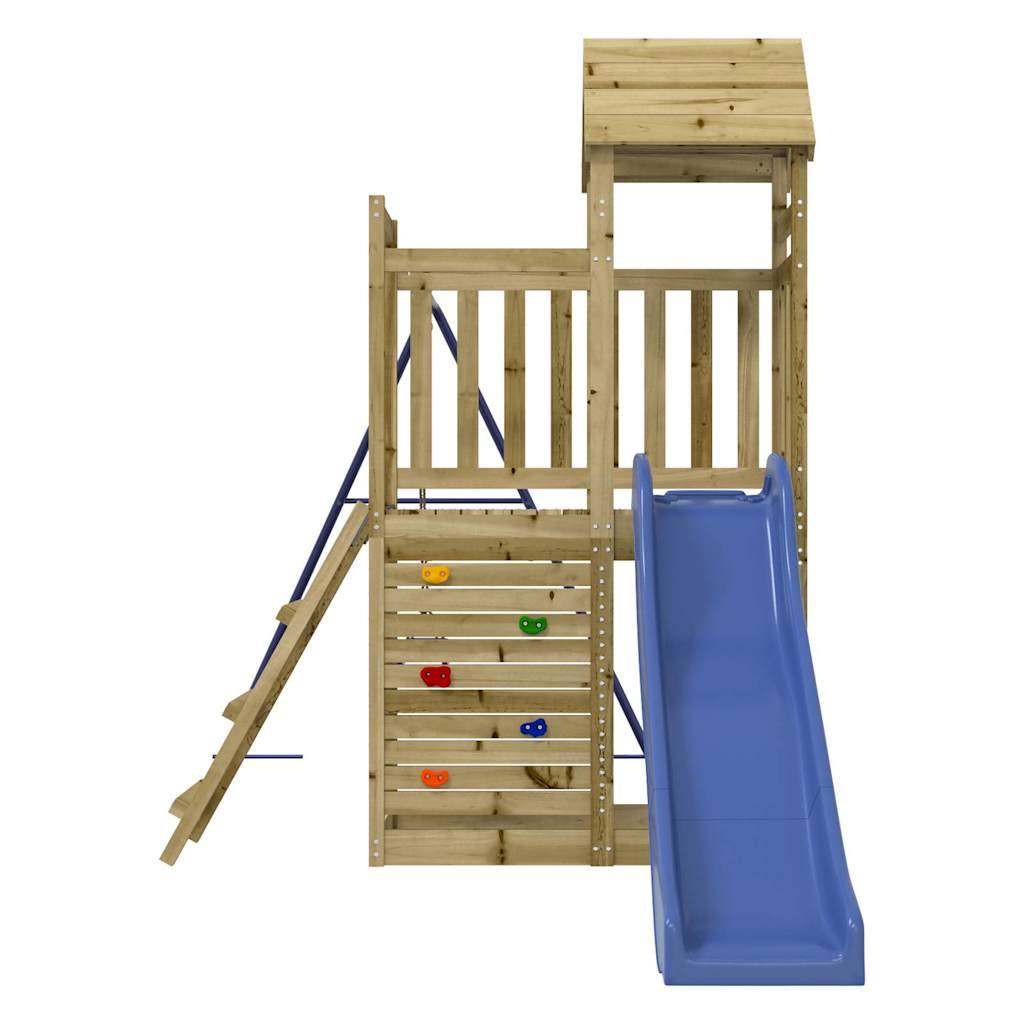 Aire de jeux d'extérieur - Jeu Plein air enfant bois de pin imprégné rj23 - Image 4