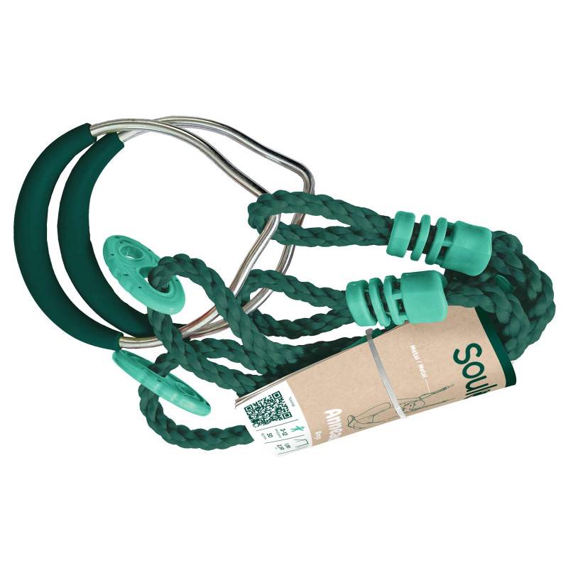 Soulet - Anneaux de gymnastique agrès balançoire pour portique bois 1,95 à 2,50 m - Image 4