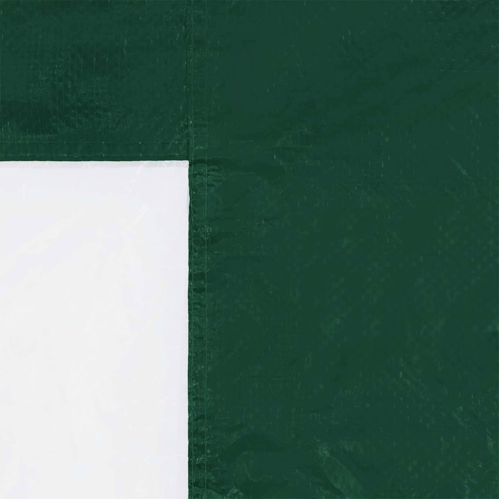 Mur de tente de fête PE et aciers vert 200 x 195 cm, Poids:0.72kg - PANGIVO - Image 4
