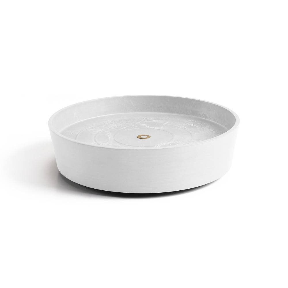 Ecopots - Support à roulettes Wheels 40 Blanc Pur - Ø 34,1 x H. 9 cm ECOPOTS - Image 1