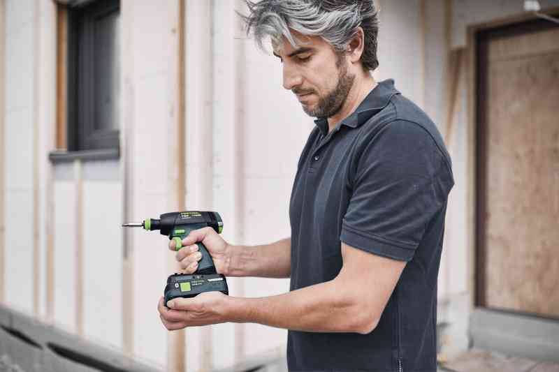 Perceuse visseuse sans fil T 18+3 HPC 4.0 I-Set - FESTOOL - avec 2 batteries 18V 4.0Ah - chargeur - accessoires - Systainer - 576989 - Image 8