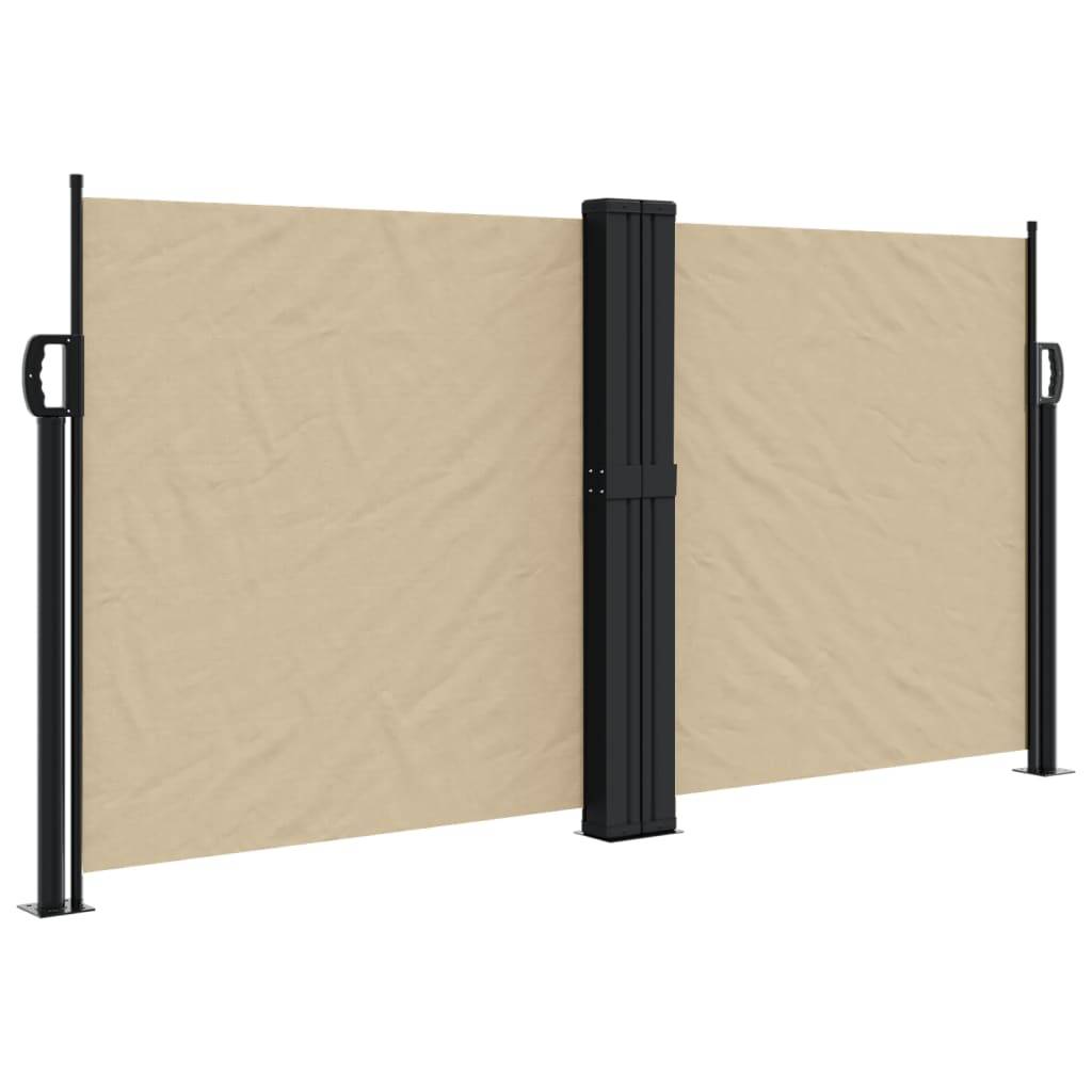 Maison Chic - Store Banne - Auvent latéral rétractable beige 120x1200 cm - MEUBLE PRO