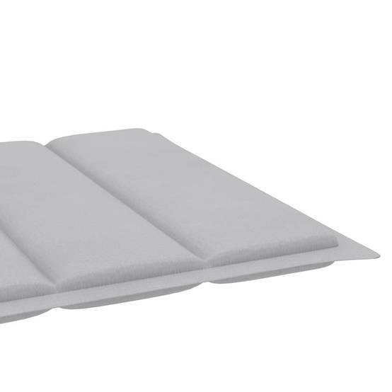 Chaise longue | Transat | Bain de soleil avec table et coussin Bois de teck solide - Image 9