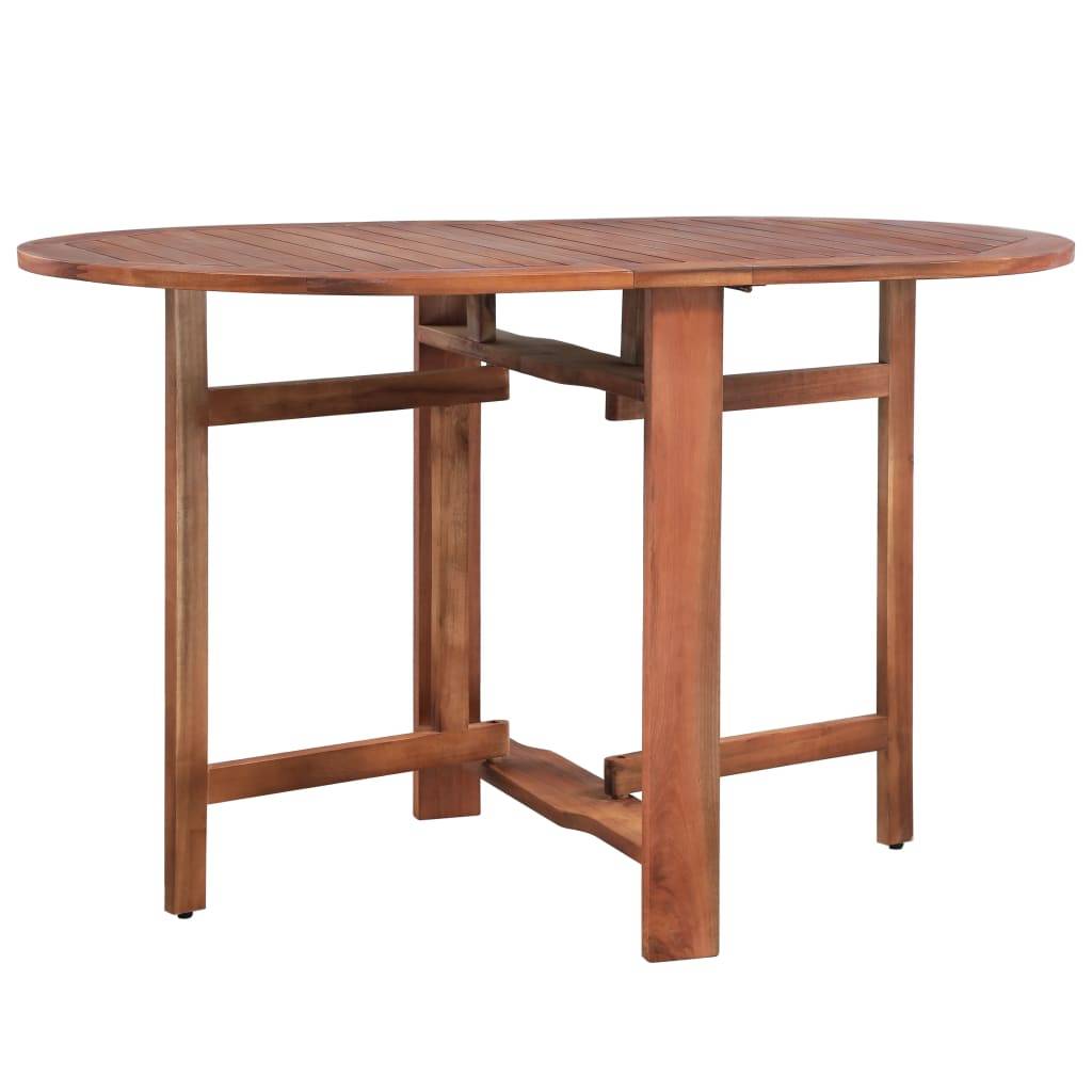 Table de jardin - Table Extérieure - Table De Patio 120x70x74 cm Bois d'acacia massif - Image 1