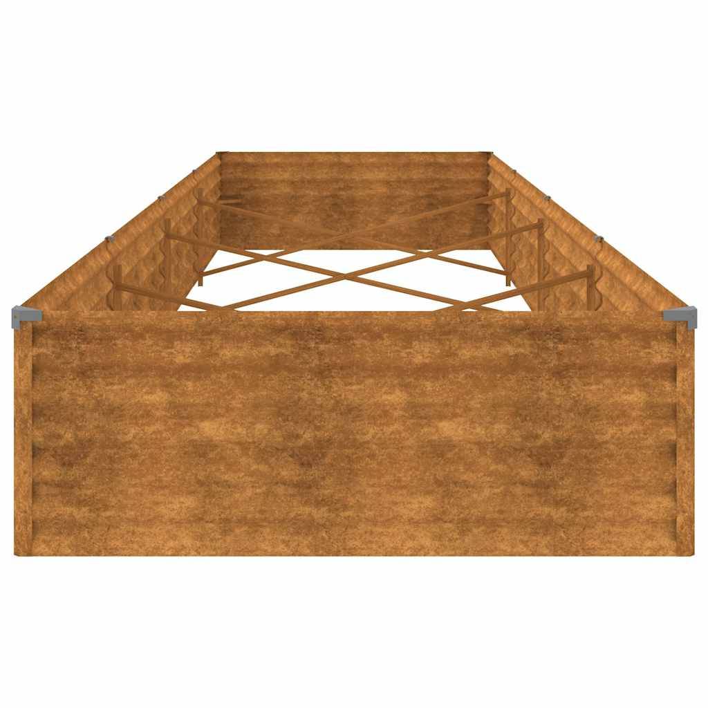 Prolenta Premium - Jardinière acier marron  387 x 100 x 36 cm  - Prolenta premium p353.7 - Image 5