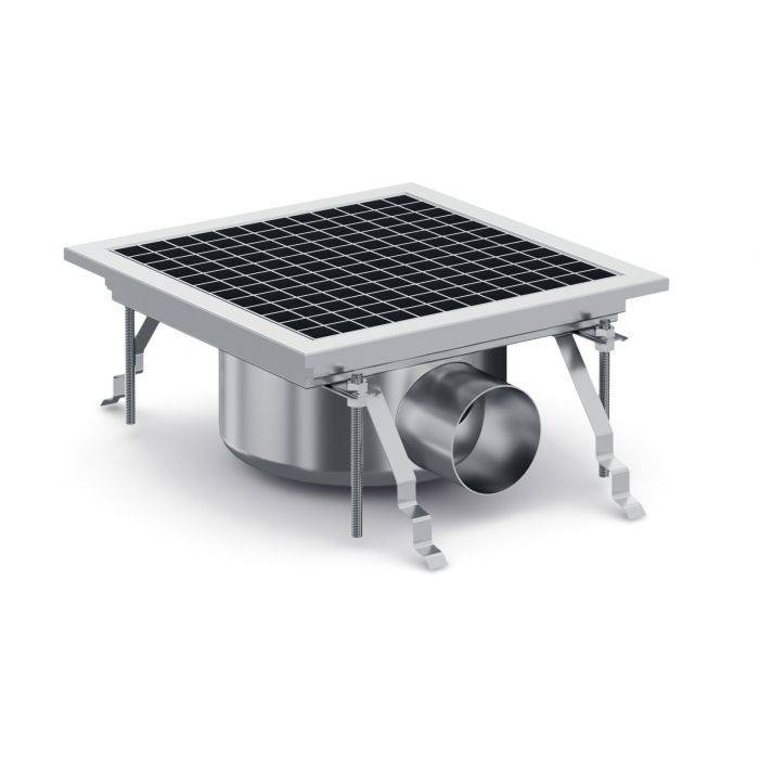 Combisteel - Caniveau de Sol pour Cuisine Professionnelle 300 - Sortie Horizontale - Combisteel - Image 1