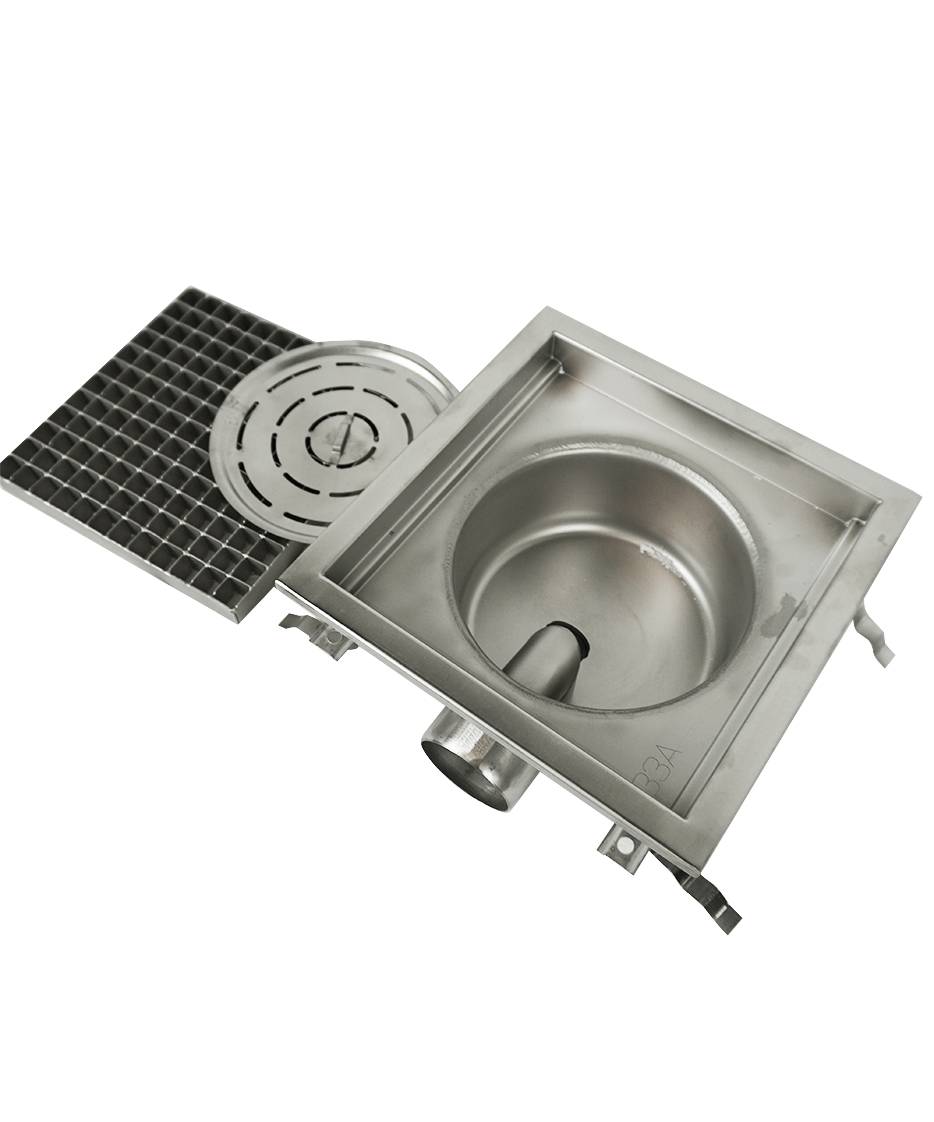 Combisteel - Caniveau de Sol pour Cuisine Professionnelle 300 - Sortie Horizontale - Combisteel - Image 2
