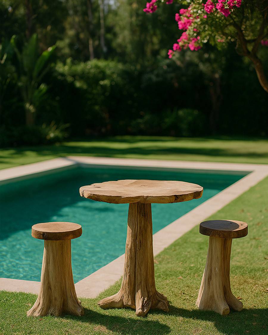 Forest - Table bar en bois massif - UNIQKA - Image 2
