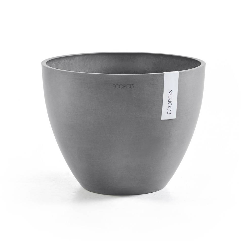 Ecopots - Pot Rond Antwerp 50 New Gris - Ø 50 x H. 37,5 cm - 52 L ECOPOTS - Image 4