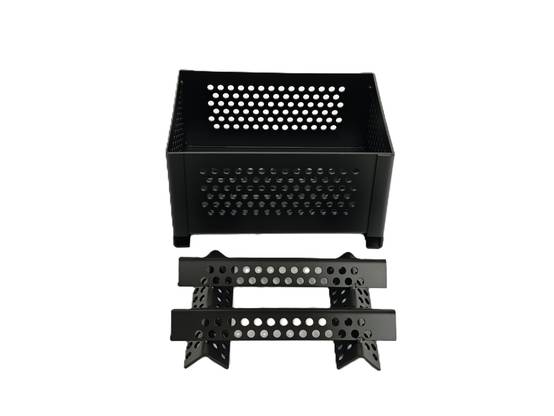 Practo home - Panier à pellets acier pour cheminée ou poêle à bois 14x26x20cm - PRACTO HOME - Image 5