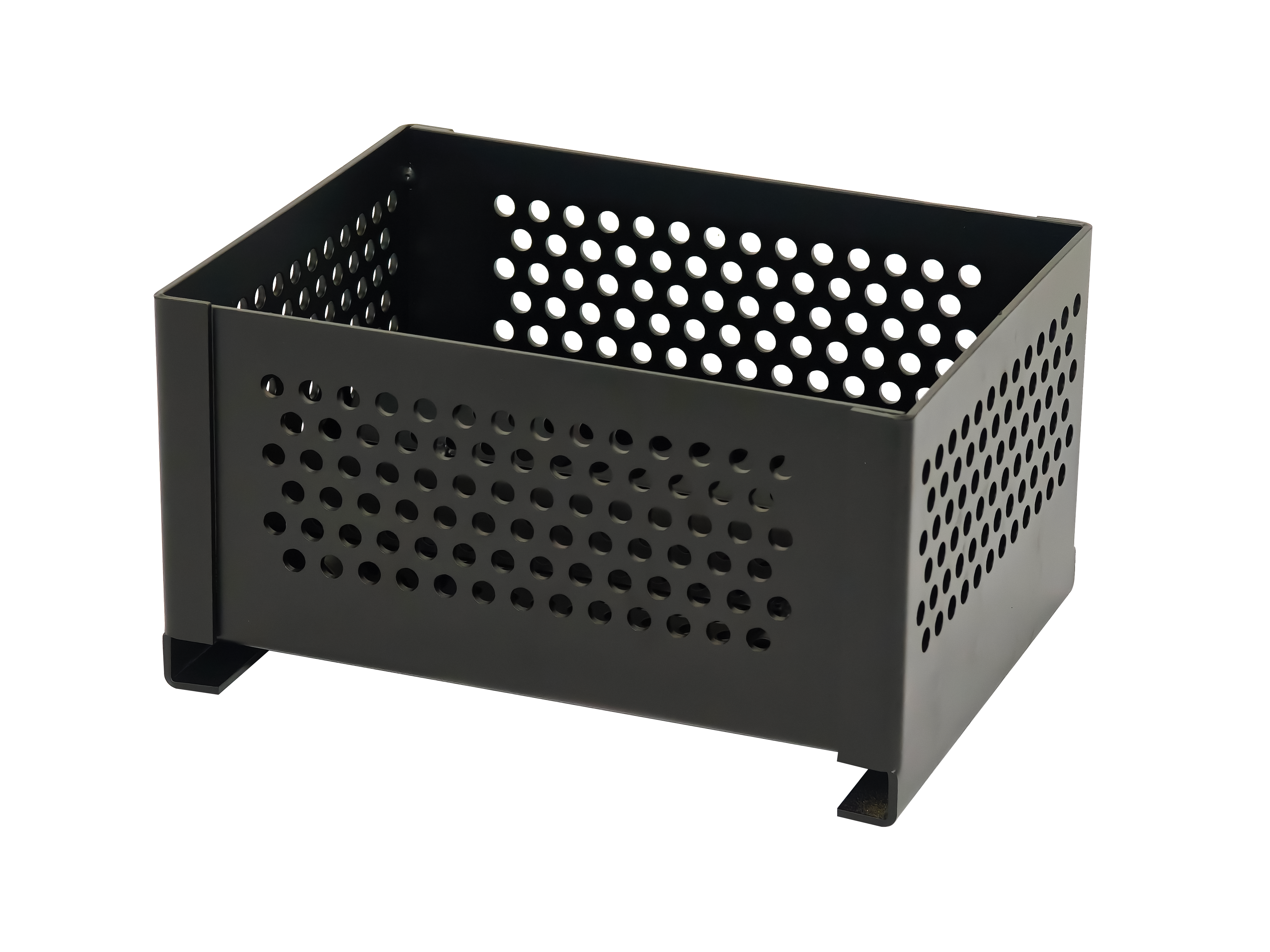 Practo home - Panier à pellets acier pour cheminée ou poêle à bois 14x26x20cm - PRACTO HOME - Image 4