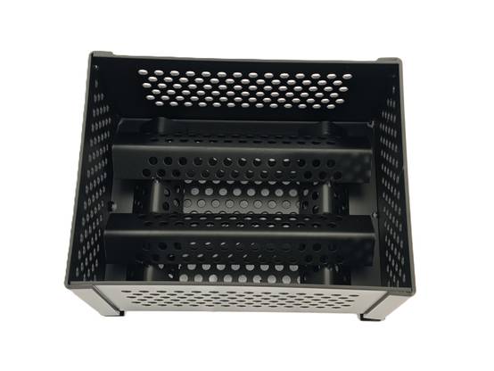 Practo home - Panier à pellets acier pour cheminée ou poêle à bois 14x26x20cm - PRACTO HOME - Image 6