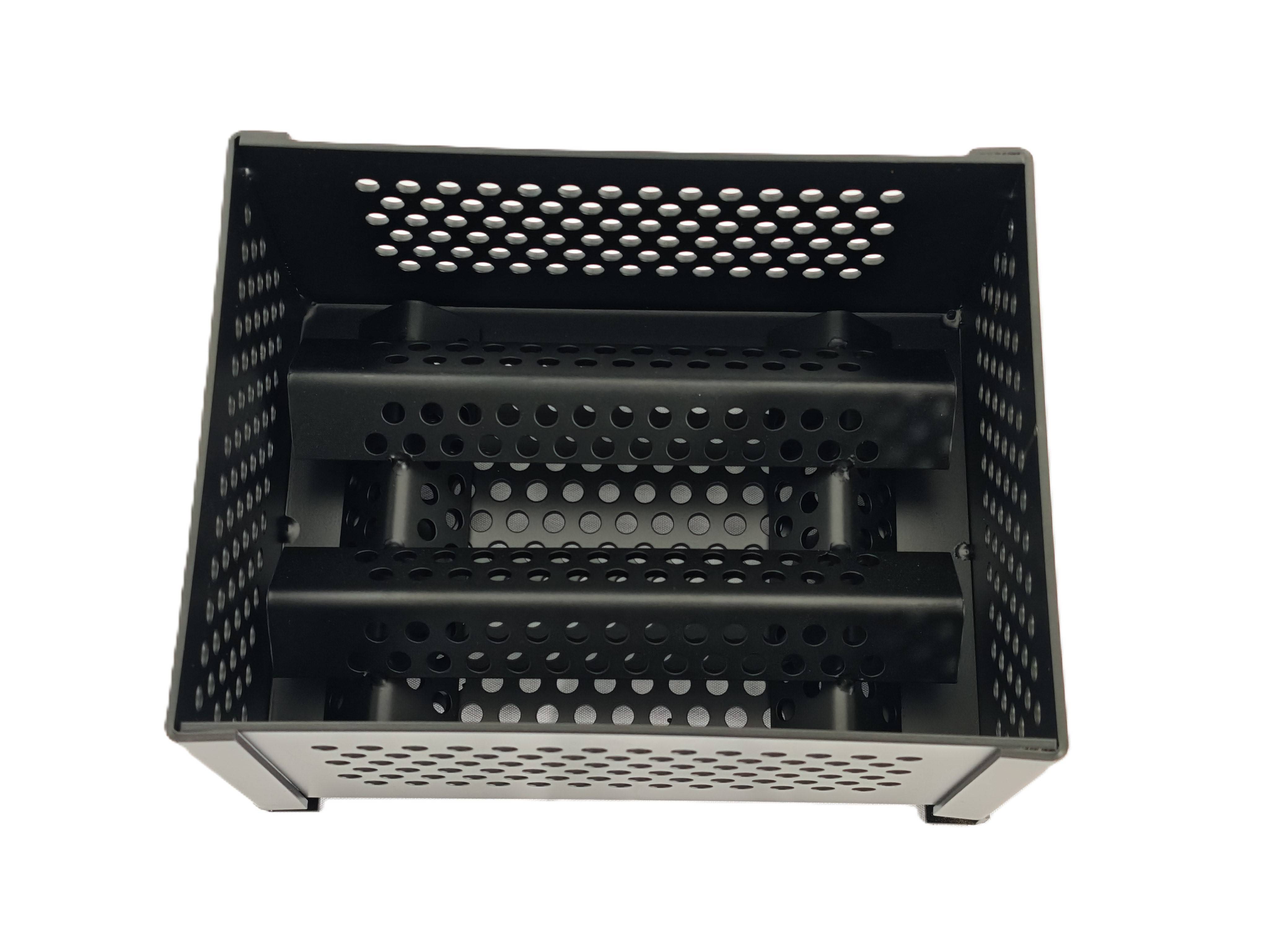 Practo home - Panier à pellets acier pour cheminée ou poêle à bois 14x26x20cm - PRACTO HOME - Image 6