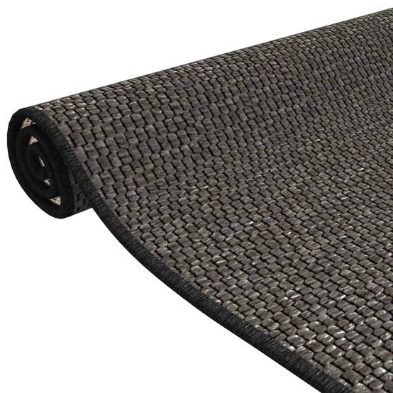 Tapis de Passage Absorbant en Machine Aspect Sisal pour Long Couloir Anthracite 50x150 cm – ComfortXL Outdoor Living - Image 5