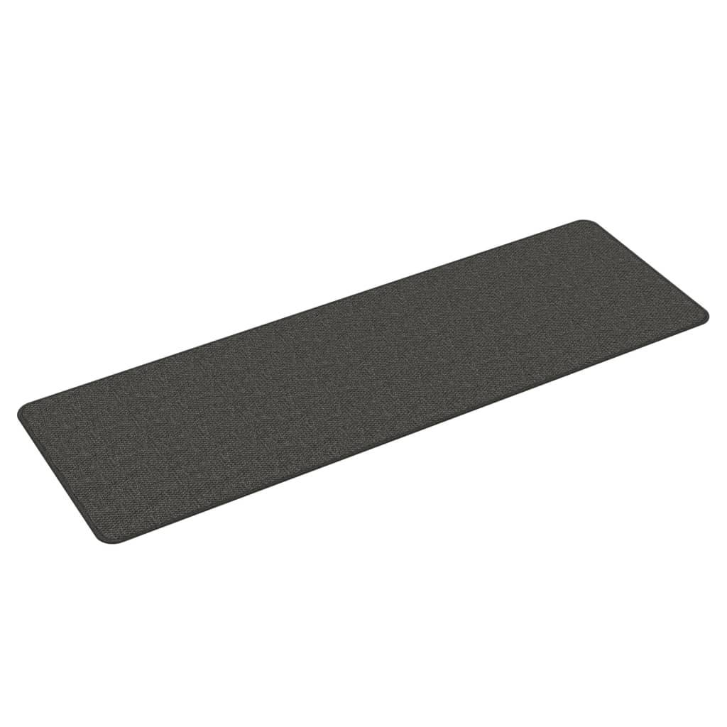 Tapis de Passage Absorbant en Machine Aspect Sisal pour Long Couloir Anthracite 50x150 cm – ComfortXL Outdoor Living - Image 2