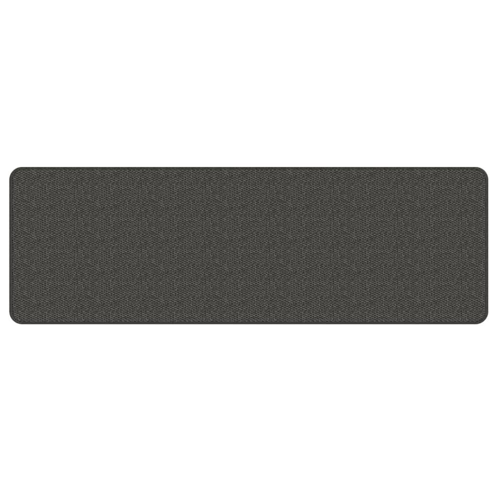 Tapis de Passage Absorbant en Machine Aspect Sisal pour Long Couloir Anthracite 50x150 cm – ComfortXL Outdoor Living - Image 3