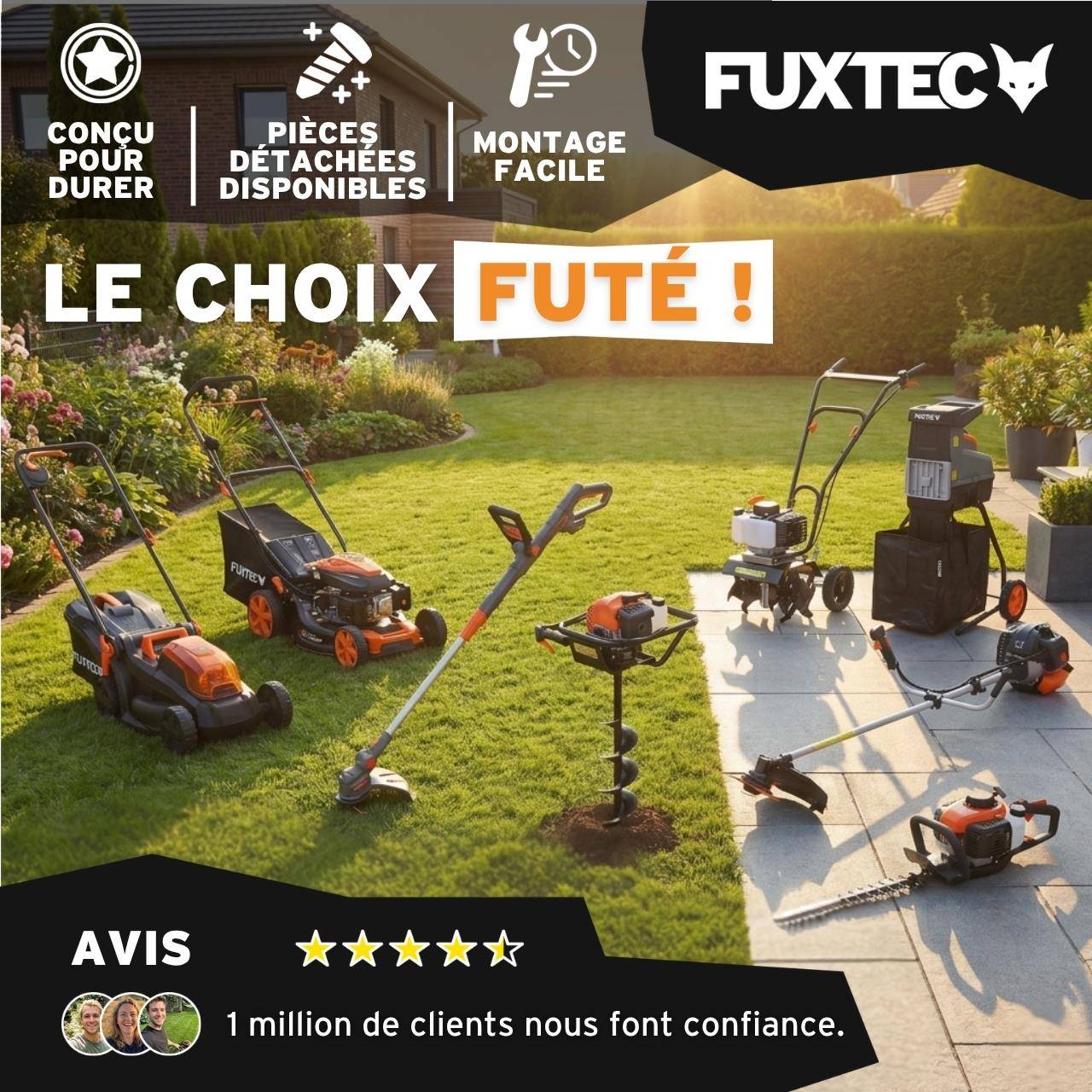 FUXTEC - Aspirateur de feuilles mortes thermique - FUXTEC FX-LBS126 - 26cm3 4en1 2 temps souffleur broyeur - Image 6