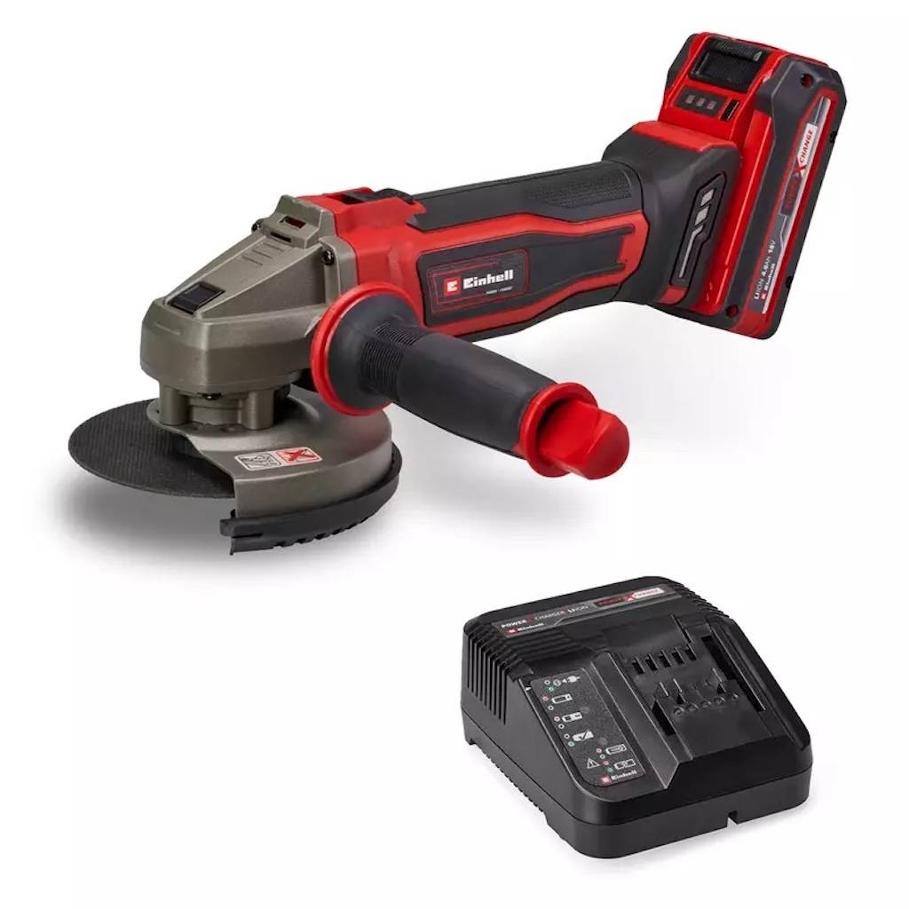 Einhell - Meuleuse d’angle sans fil – TE-AG 18/125-2 Li (1 x 4,0 Ah) – 18V – Ø125 mm Einhell - Image 1
