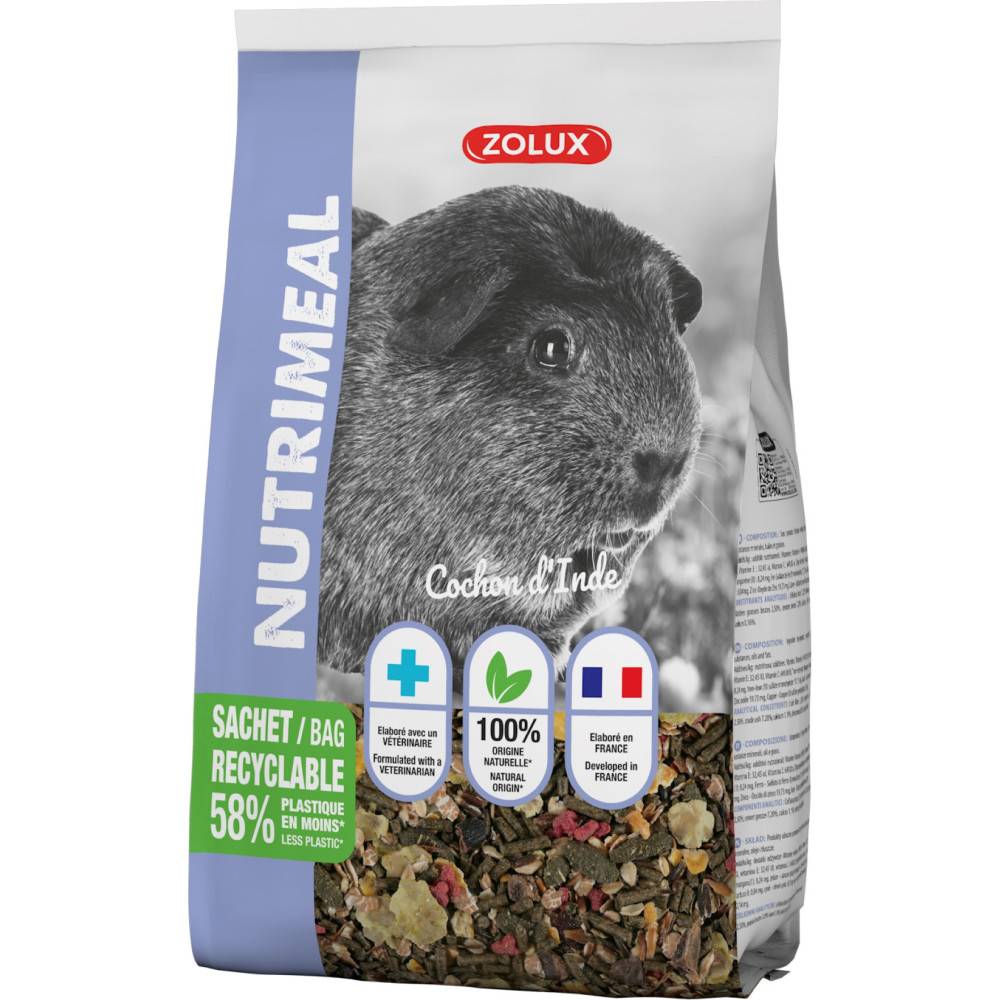 Zolux - zolux - Granulés pour cochon d'inde nutrimeal 2.5kg - Image 1