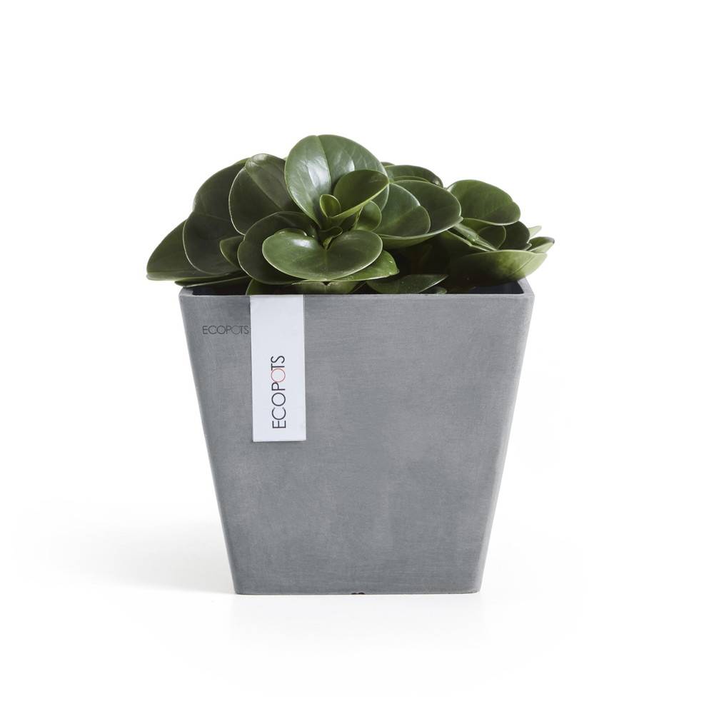 Ecopots - Pot Carré Rotterdam 20 Bleu Gris - 20 x 20 x H. 17,5 cm - 5,2 L ECOPOTS - Image 1