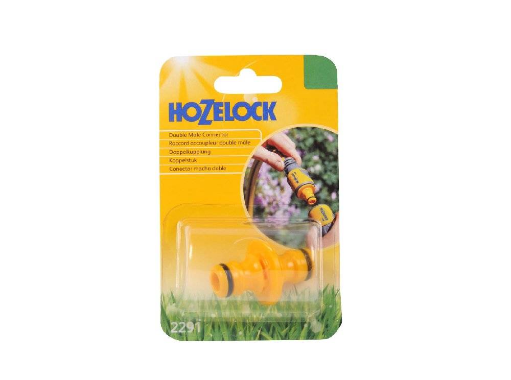 Hozelock - Accoupleur double mâle en plastique pour tuyau d'arrosage - blister HOZELOCK - Image 3
