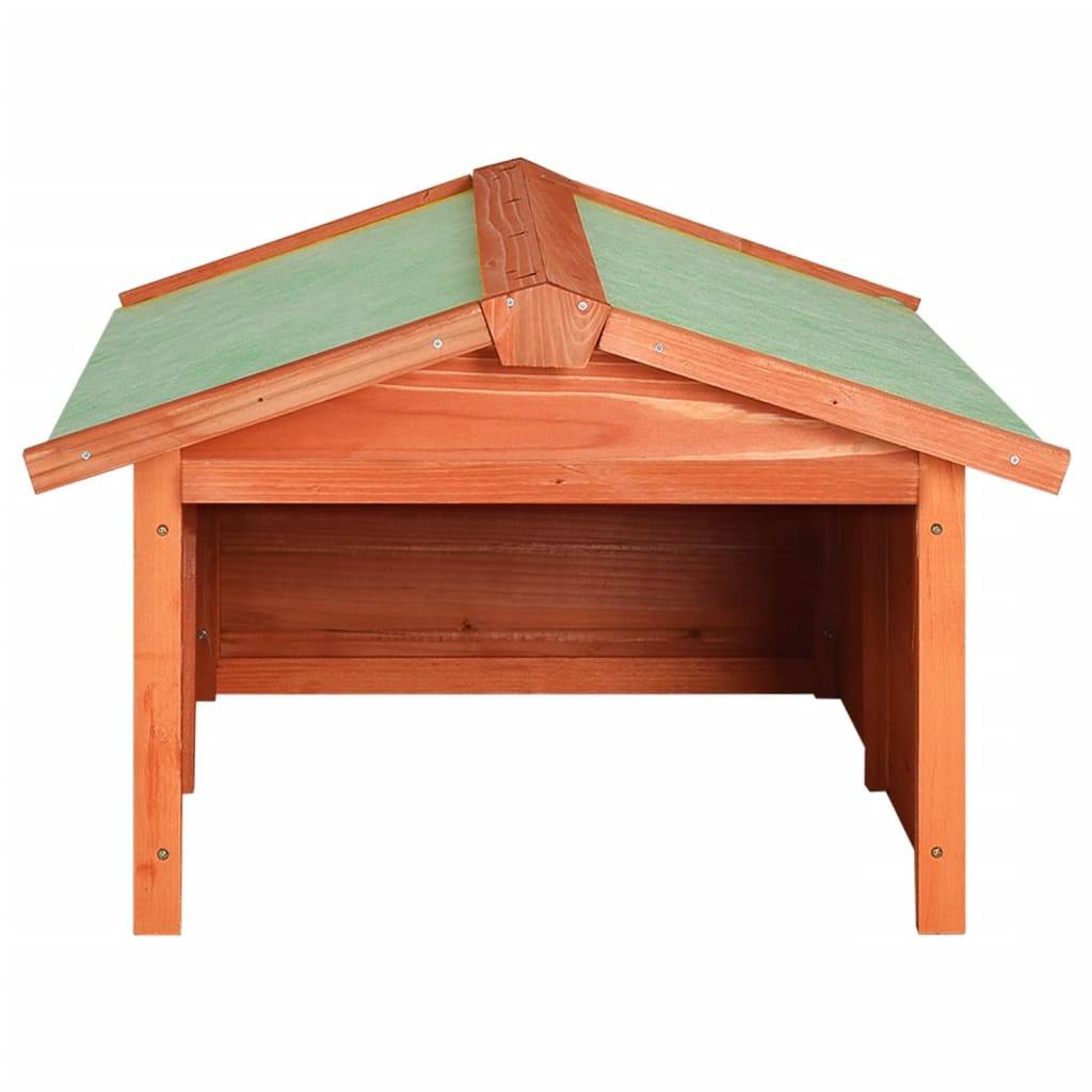 Vidaxl - Garage de tondeuse à gazon 72x87x50 cm Bois de sapin solide vidaXL 170878 - Image 9