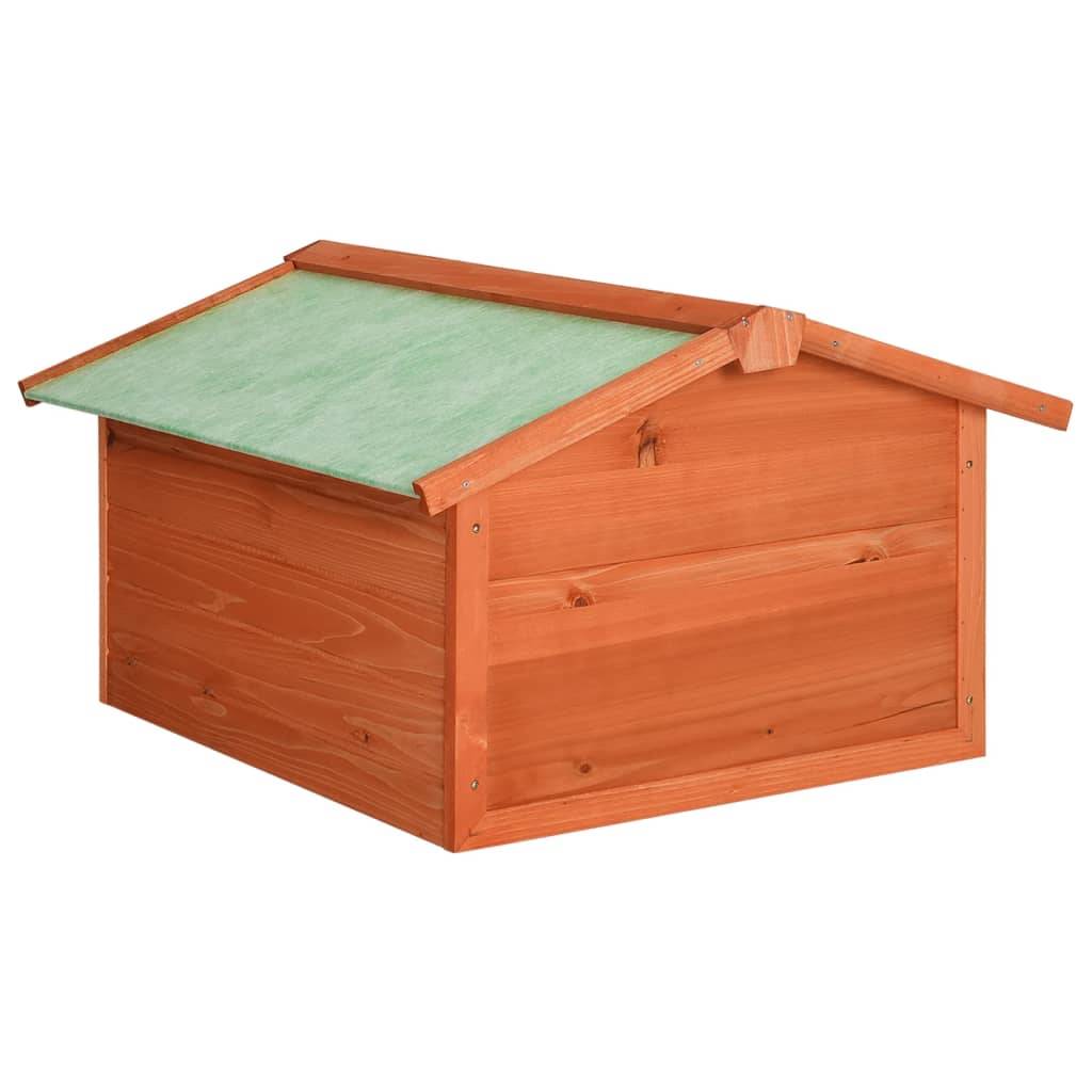 Vidaxl - Garage de tondeuse à gazon 72x87x50 cm Bois de sapin solide vidaXL 170878 - Image 7