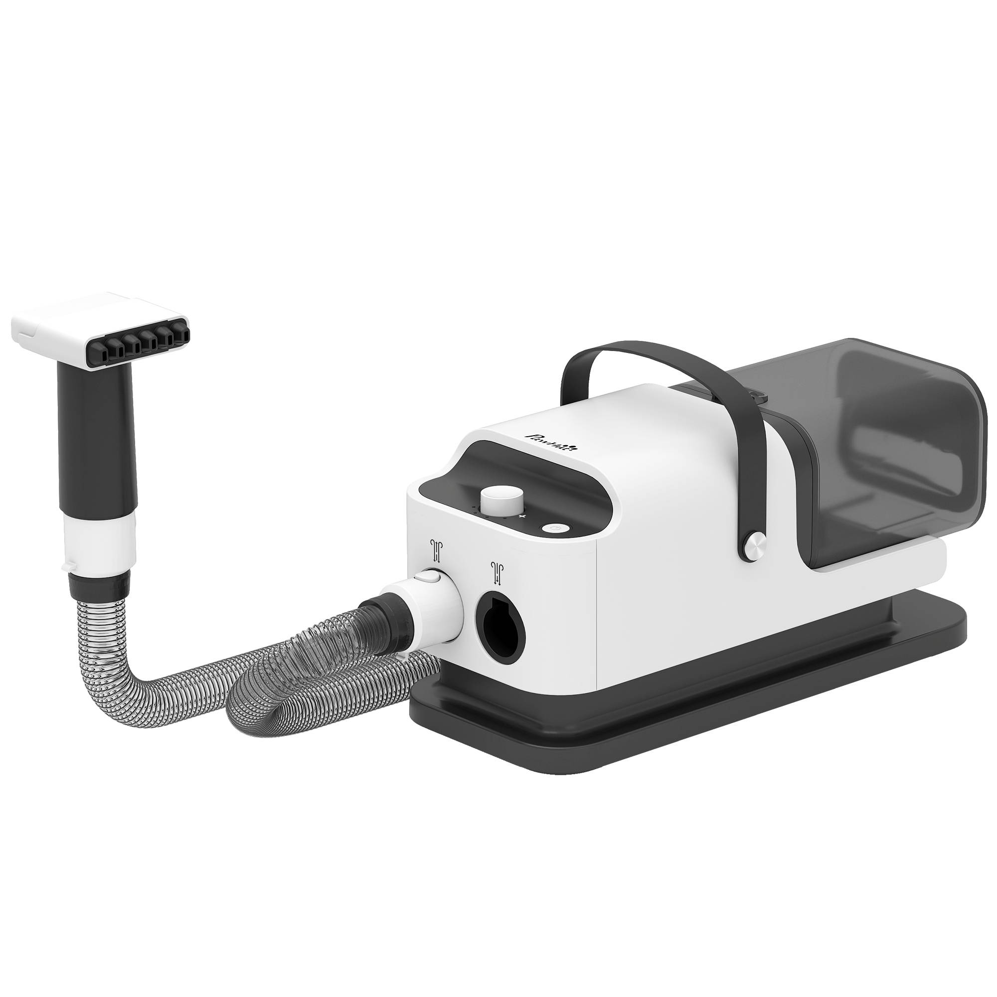 Sans Marque - Tondeuse pour chien avec aspirateur intégré, tondeuse silencieuse, blanche - Image 2