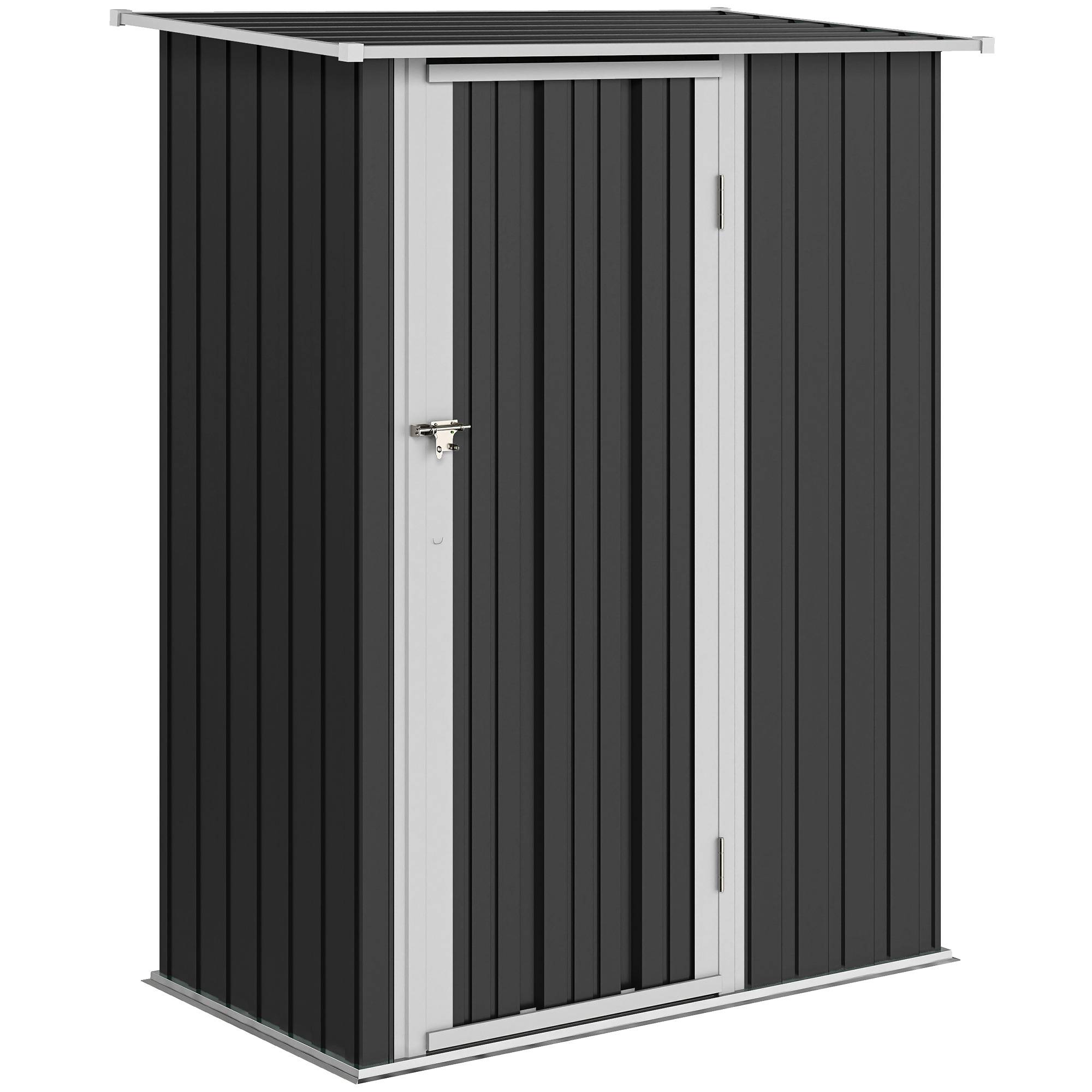 Abri de jardin acier anthracite 142 x 86 x 189 cm - PANGIVO - Image 1