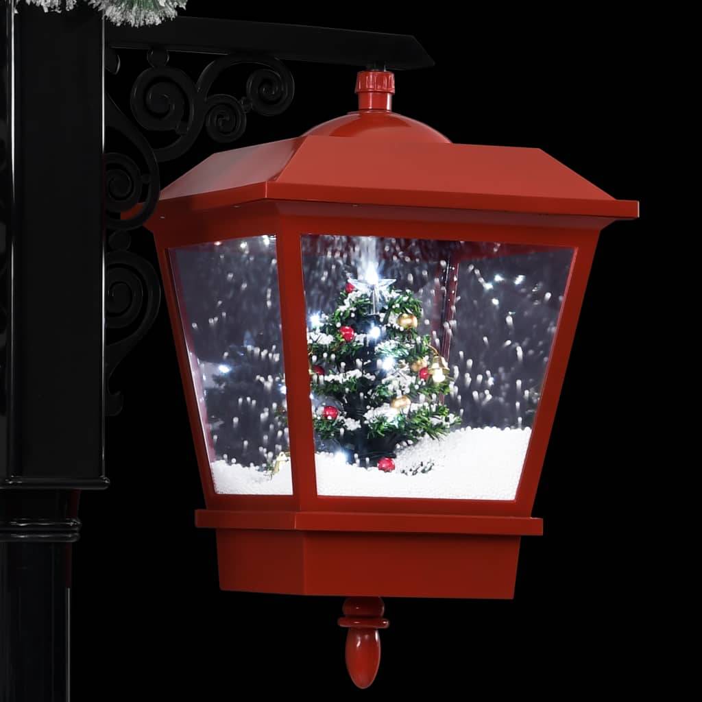 Double Lampadaire de Noël Lumineux Chute de Neige Décoration Fêtes 188cm – ComfortXL Outdoor Living - Image 8