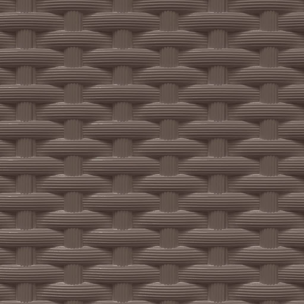 Vidaxl - Jardinières 2 pcs marron 30x30x37 cm polypropylène vidaXL 364184 - Image 4