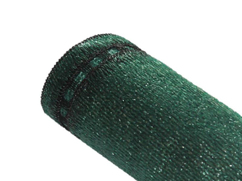 Maille Store - Brise-vue 100% - Vert/Noir - 300gr/m² - Boutonnières Vert/Noir 1.2m x 25m - Image 1
