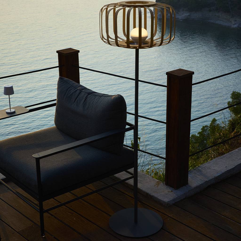Lumisky - Lampadaire extérieur sans fil STANDY BAMBOU H150cm - Image 6